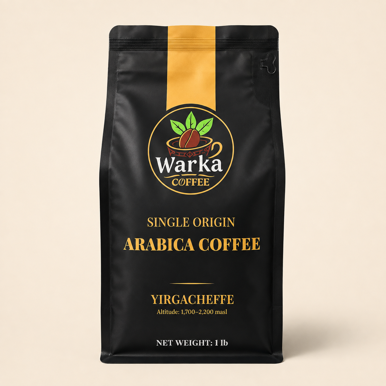 Warka Coffee Yirgacheffe Washed retail bag